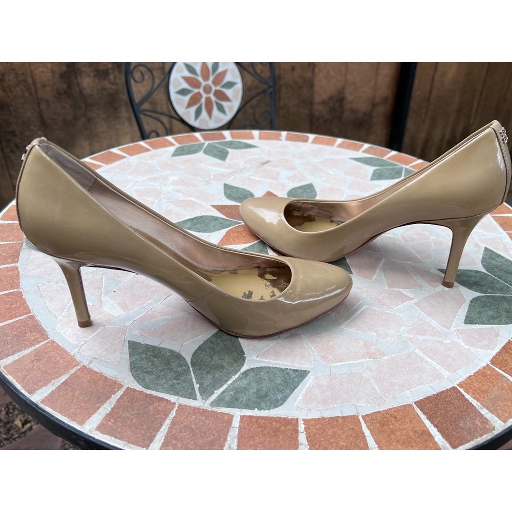 Coach Nala Nude Patent Leather Pump - Picture 12 of 12
